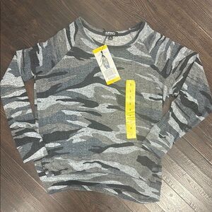 Urban Republic Kids Gray Camouflage Top